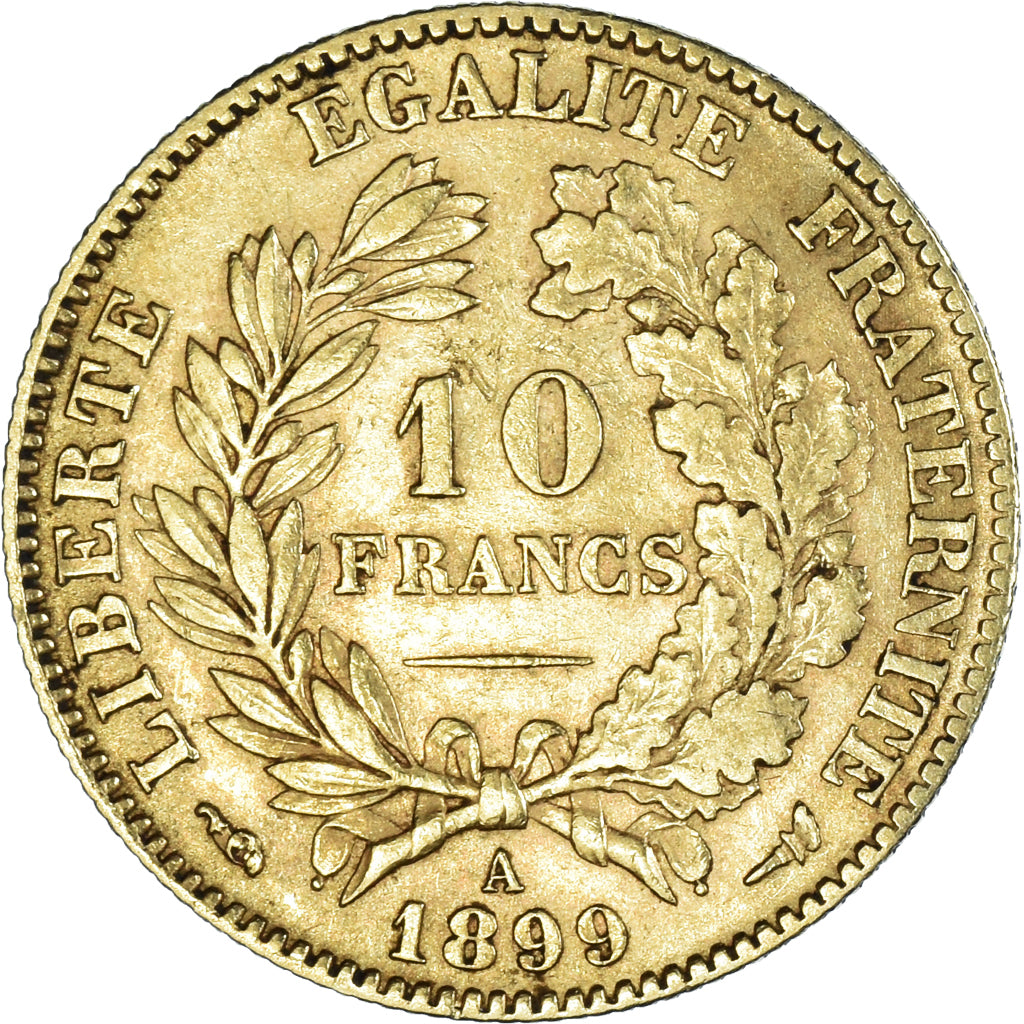 Monnaie, France, Cérès, 10 Francs, 1899, Paris, SUP, Or, KM:830, Le