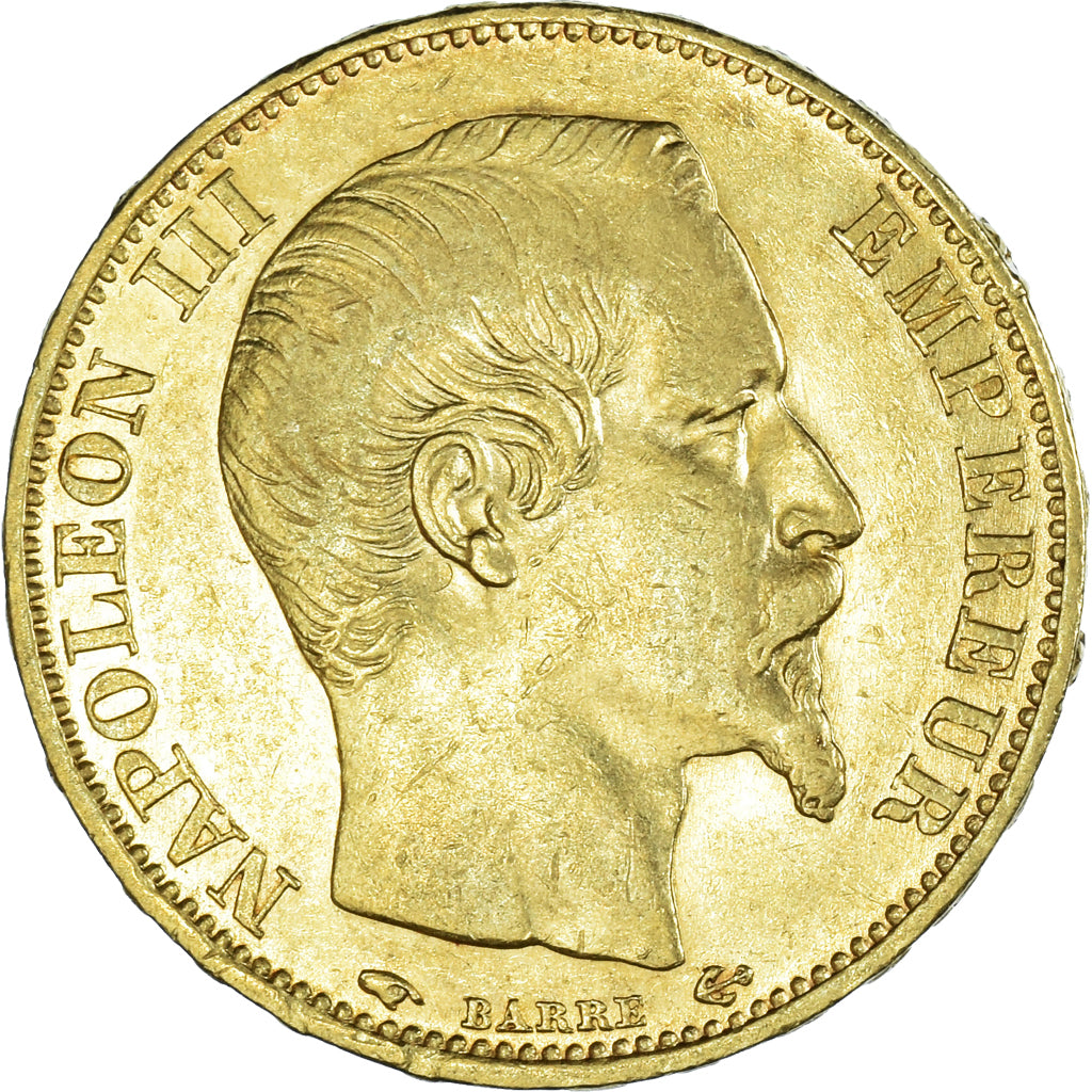 Coin, France, Napoleon III, 20 Francs, 1860, Paris, EF(40-45), Gold, KM:781.2