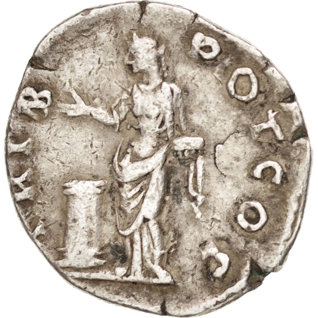 Coin, Antoninus Pius, Denarius, Rome, EF(40-45), Silver, RIC:452a