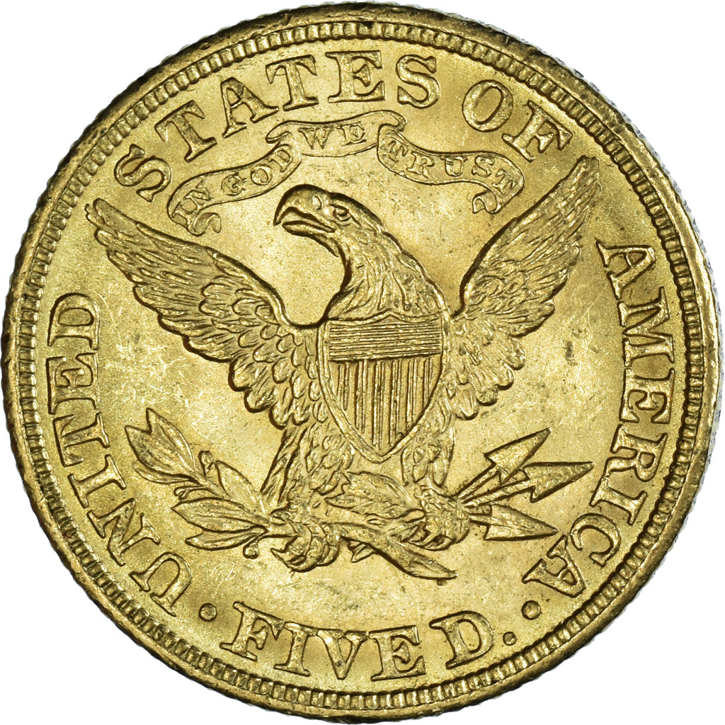 Münze, Vereinigte Staaten, Coronet Head, $5, Half Eagle, 1904, U.S. Mint