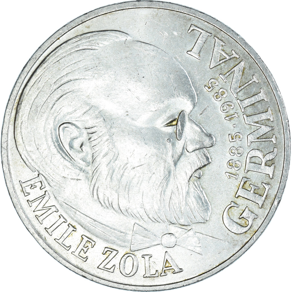 Coin, France, Germinal, 100 Francs, 1985, Paris, AU(50-53), Silver, KM:957