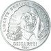 Coin, France, Descartes, 100 Francs, 1991, MS(60-62), Silver, KM:996