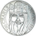 Coin, France, Charlemagne, 100 Francs, 1990, AU(55-58), Silver, KM:982