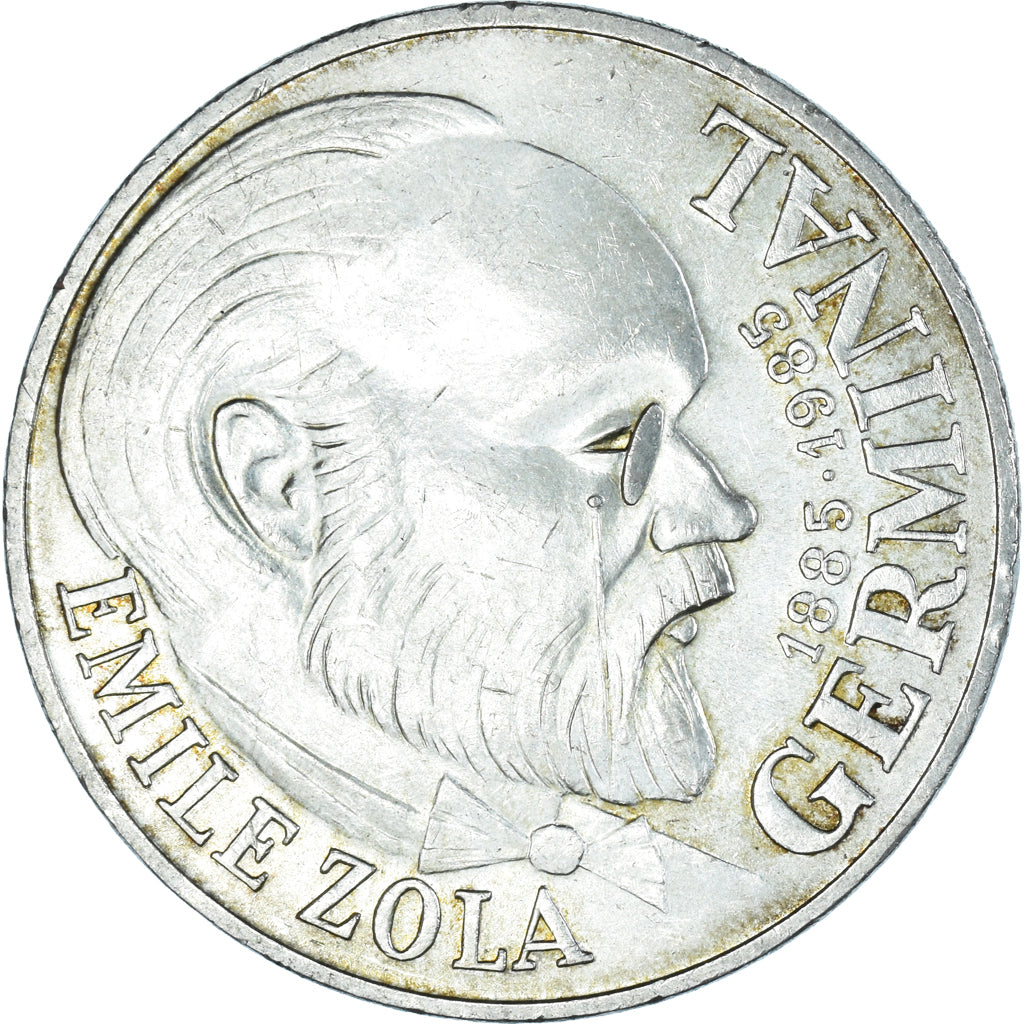 Coin, France, Germinal, 100 Francs, 1985, AU(50-53), Silver, KM:957