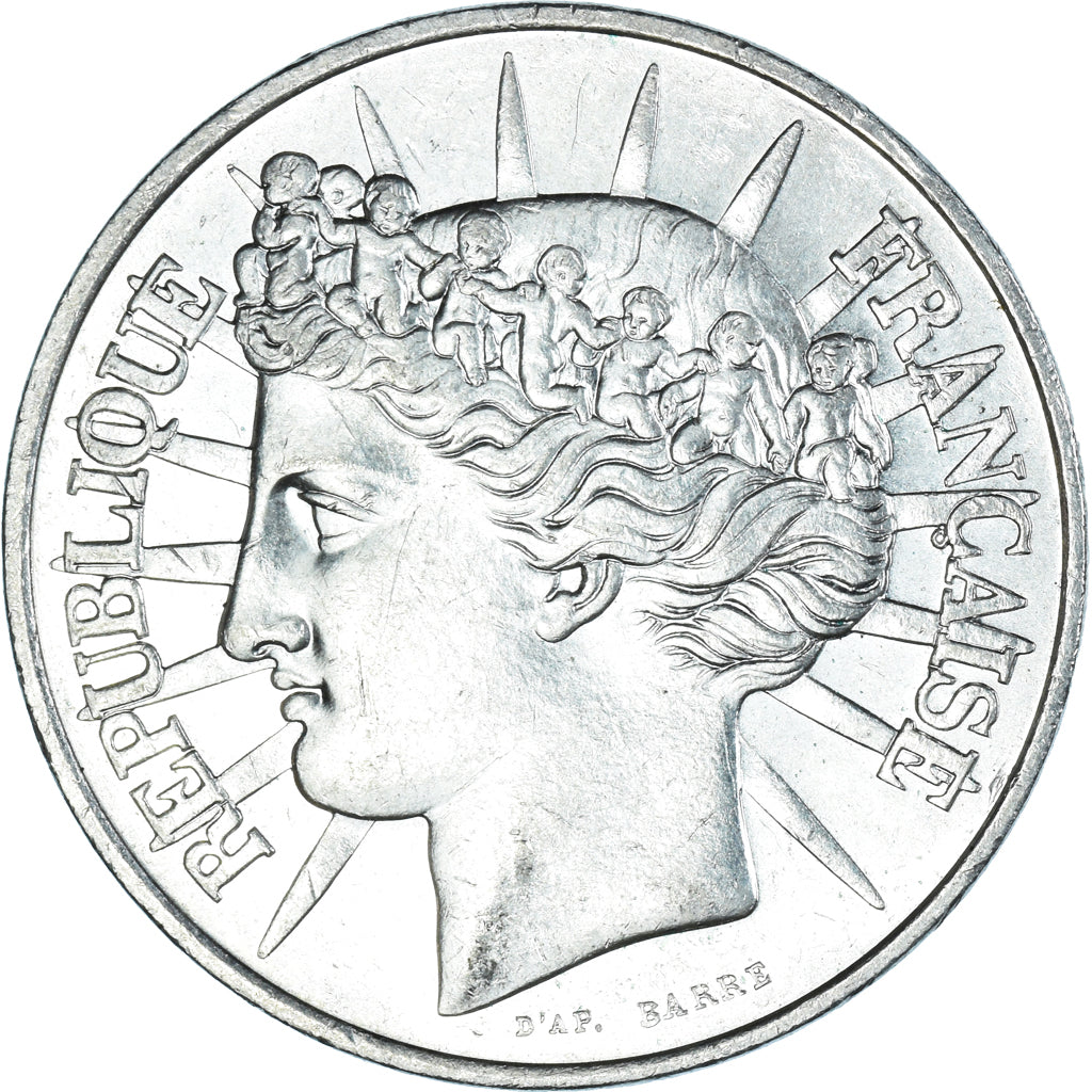 Coin, France, Fraternité, 100 Francs, 1988, AU(50-53), Silver, KM:966