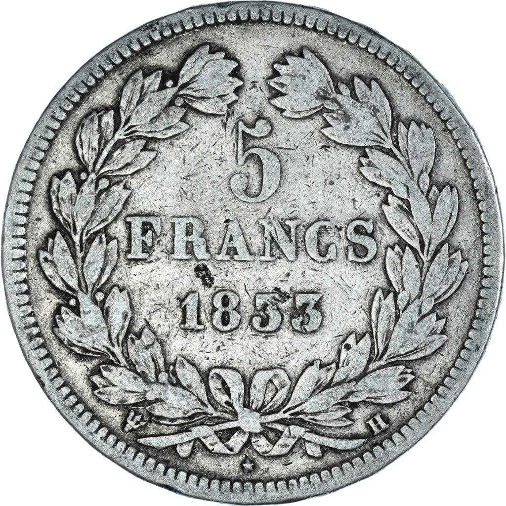 Coin, France, Louis-Philippe, 5 Francs, 1833, La Rochelle, VF(30-35), Silver