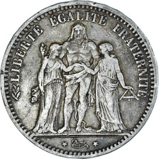 Coin, France, Hercule, 5 Francs, 1873, Paris, EF(40-45), Silver, KM:820.1