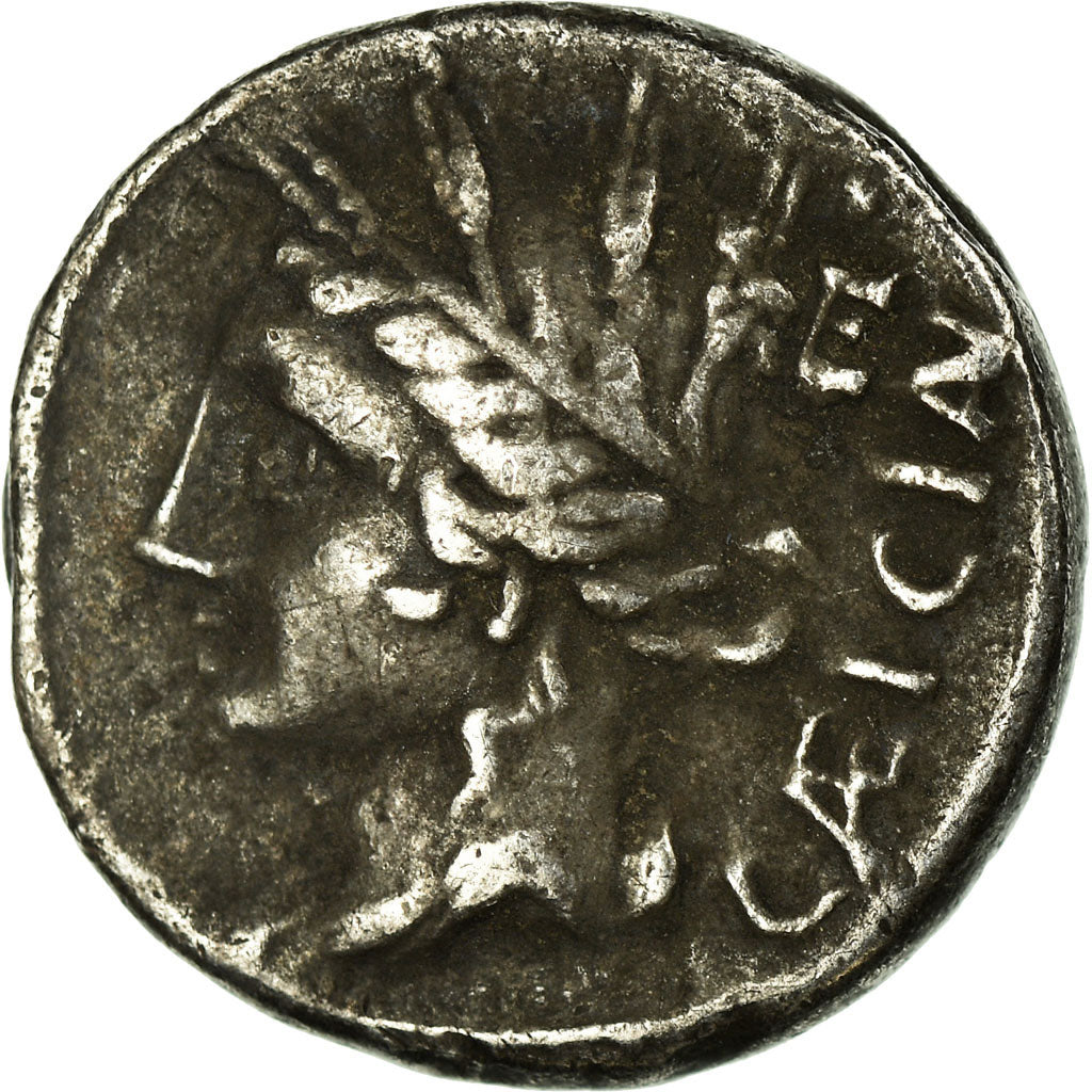 Moneda, Cassia, Denarius, Rome, MBC, Plata