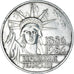 Coin, France, Statue de la Liberté, 100 Francs, 1986, EF(40-45), Silver