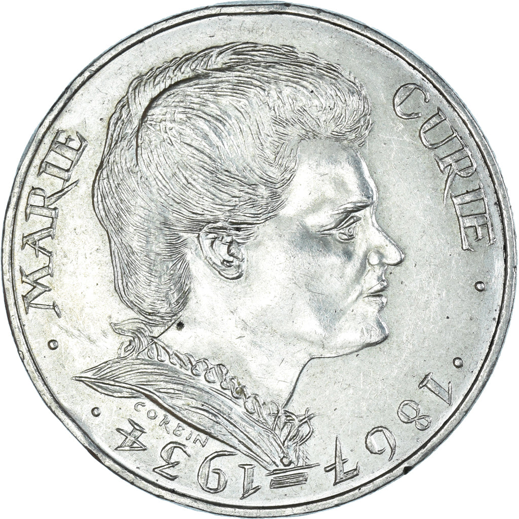 Coin, France, Marie Curie, 100 Francs, 1984, AU(55-58), Silver, KM:955