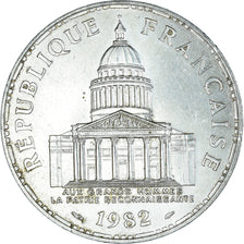 Coin, France, Panthéon, 100 Francs, 1982, Paris, AU(55-58), Silver, KM:951.1