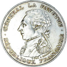 Coin, France, Lafayette, 100 Francs, 1987, AU(55-58), Silver, KM:962
