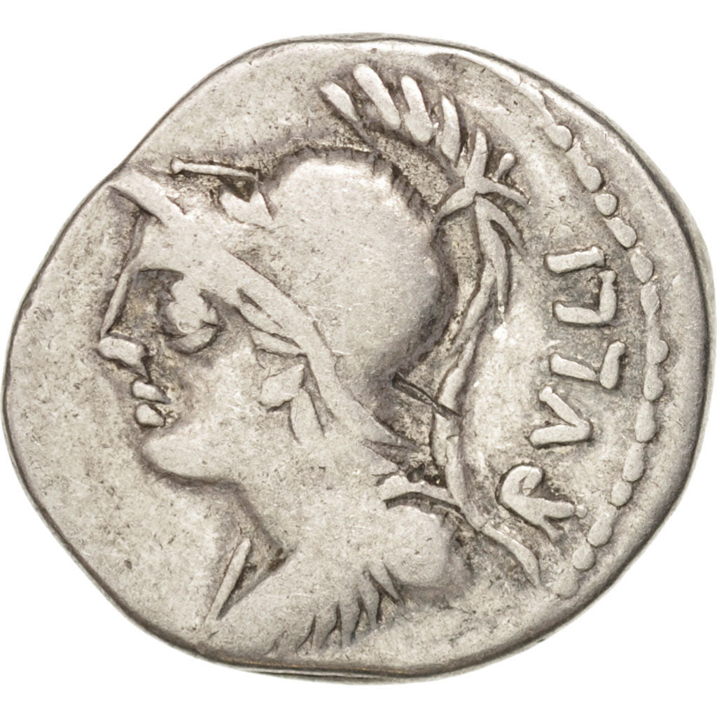 Moneta, Servilia, Denarius, Rome, MB+, Argento
