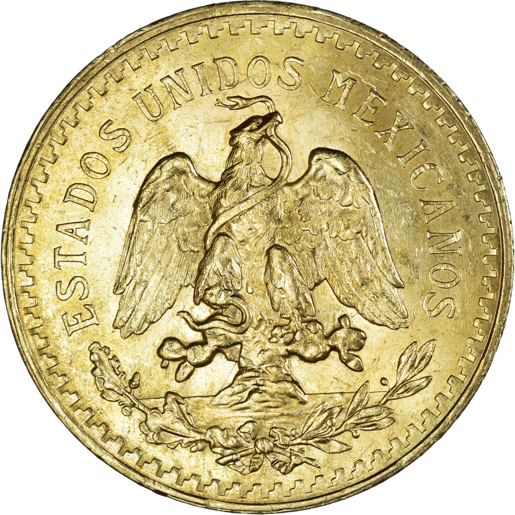 Coin, Mexico, 50 Pesos, 1946, Mexico City, MS(60-62), Gold, KM:481