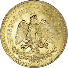 Coin, Mexico, 50 Pesos, 1946, Mexico City, MS(60-62), Gold, KM:481