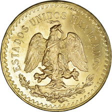 Moneta, Messico, 50 Pesos, 1947, Mexico City, SPL, Oro, KM:481