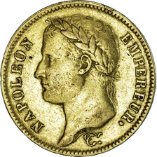 Moneda, Francia, Napoléon I, 40 Francs, 1812, Paris, MBC, Oro, KM:696.1