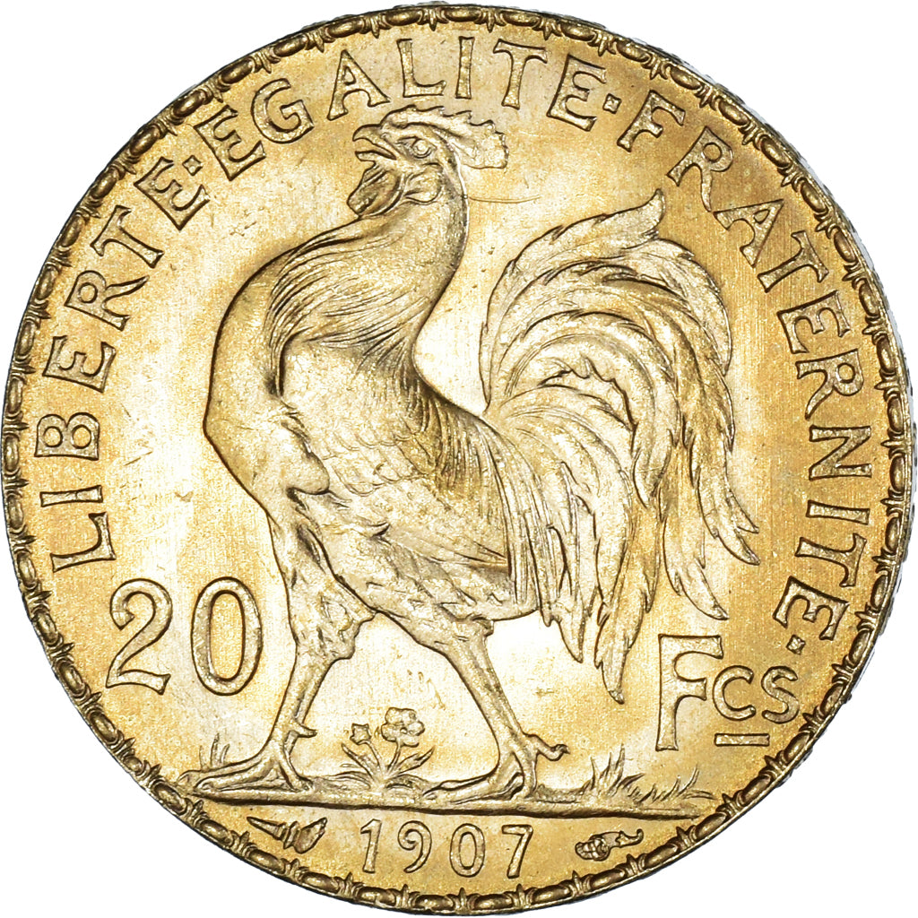 Monnaie, France, Marianne, 20 Francs, 1907, Paris, SPL, Or, Gadoury:1064a