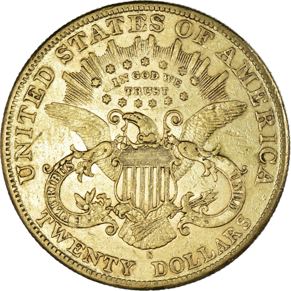 Coin, United States, Liberty Head, $20, Double Eagle, 1905, U.S. Mint, San