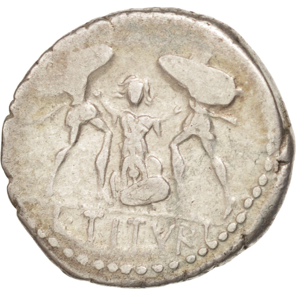 Münze, Tituria, Denarius, Rome, S+, Silber