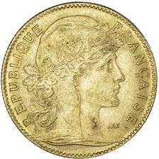 Monnaie, France, Marianne, 10 Francs, 1912, Paris, Coq, TTB+, Or, Gadoury:1017