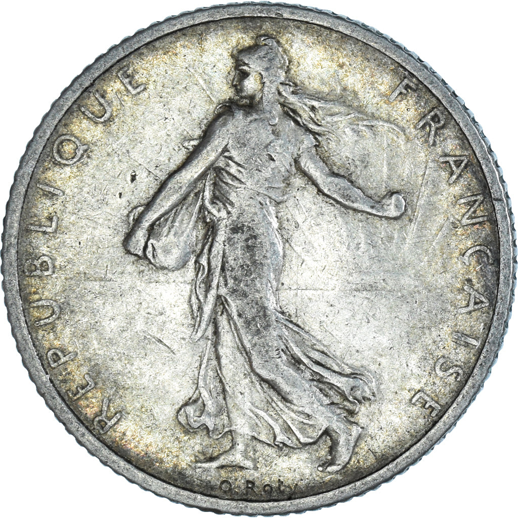 Coin, France, Semeuse, Franc, 1905, Paris, AU(50-53), Silver, KM:844.1