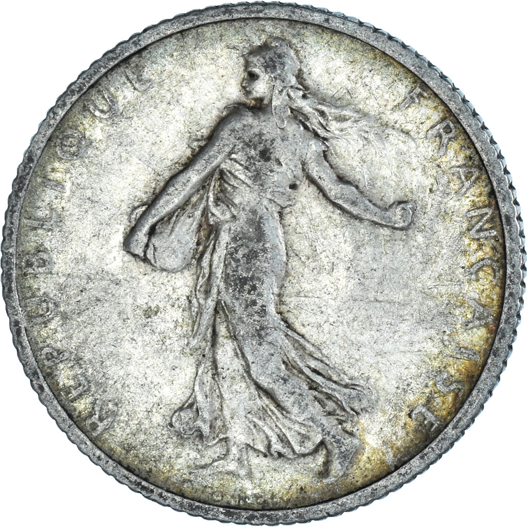 Monnaie, France, Semeuse, Franc, 1907, Paris, TTB, Argent, Gadoury:467, KM:844.1