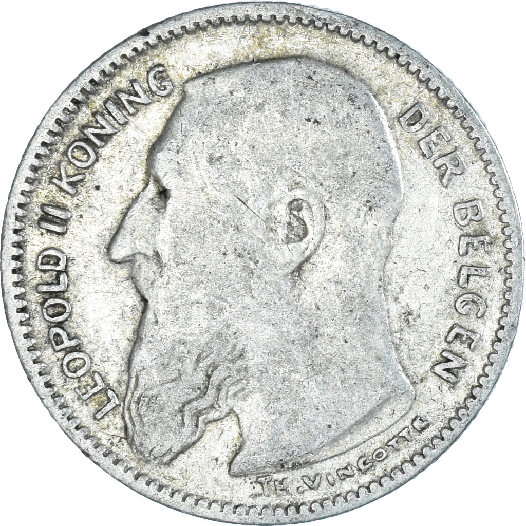 Coin, Belgium, 50 Centimes, 1907, VF(20-25), Silver, KM:61.1