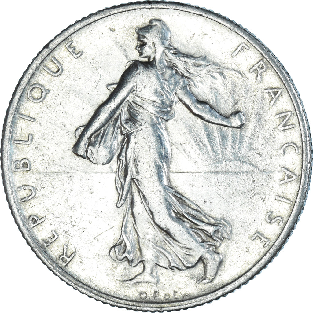 Coin, France, Semeuse, 2 Francs, 1914, Paris, AU(55-58), Silver, KM:845.1