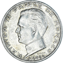 Monnaie, Monaco, Rainier III, 5 Francs, 1960, TTB, Argent, Gadoury:MC 152