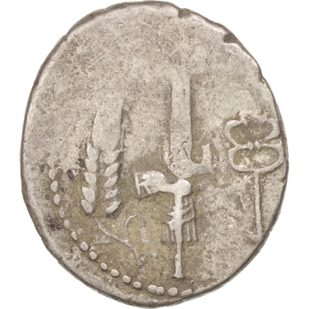 Moneda, Norbana, Denarius, Rome, BC+, Plata