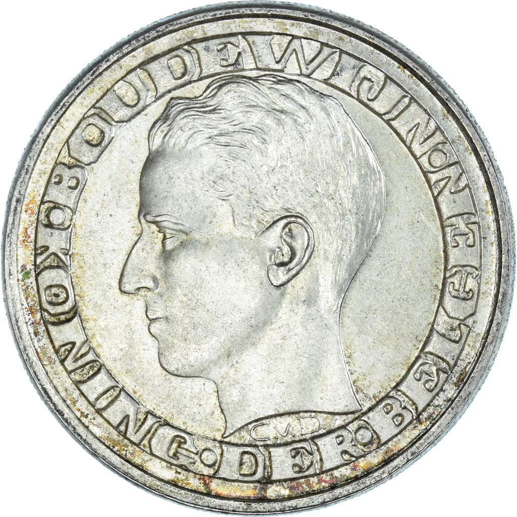 Coin, Belgium, 50 Francs, 50 Frank, 1958, Brussels, EF(40-45), Silver, KM:151.1