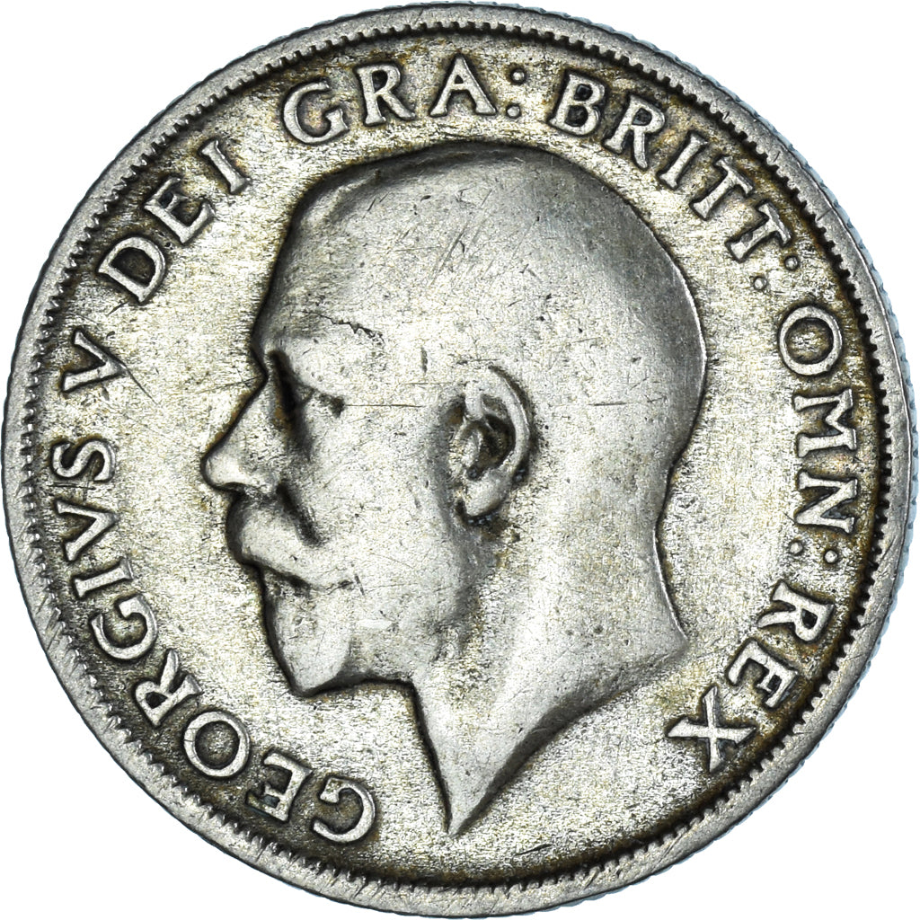 Coin, Great Britain, George V, Shilling, 1920, VF(30-35), Silver, KM:816a