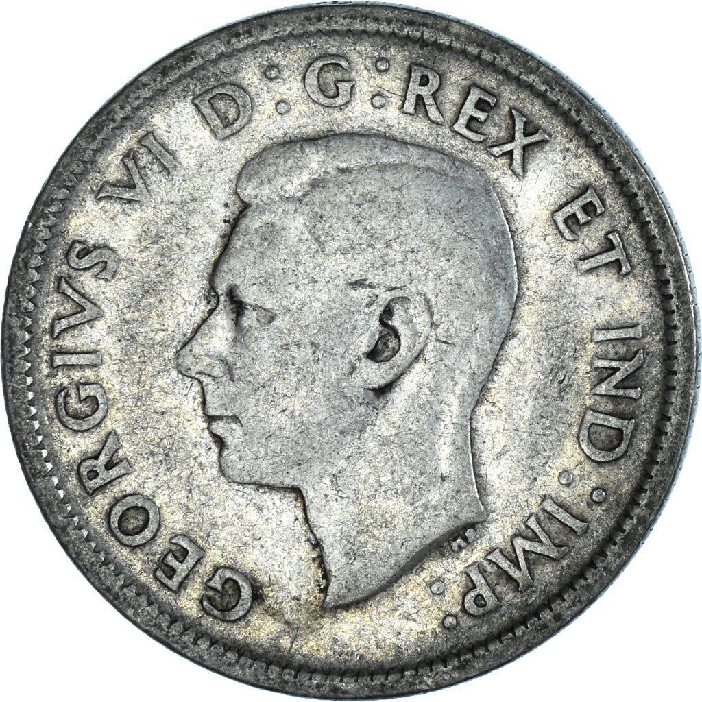 Coin, Canada, George VI, 25 Cents, 1940, Royal Canadian Mint, Ottawa, VF(20-25)