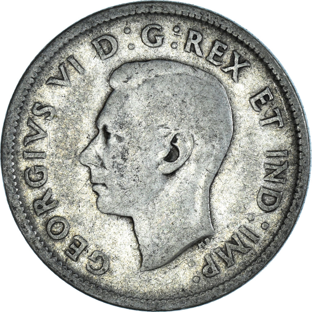 Coin, Canada, George VI, 25 Cents, 1941, Royal Canadian Mint, Ottawa, VF(30-35)