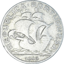 Coin, Portugal, 5 Escudos, 1946, VF(20-25), Silver, KM:581