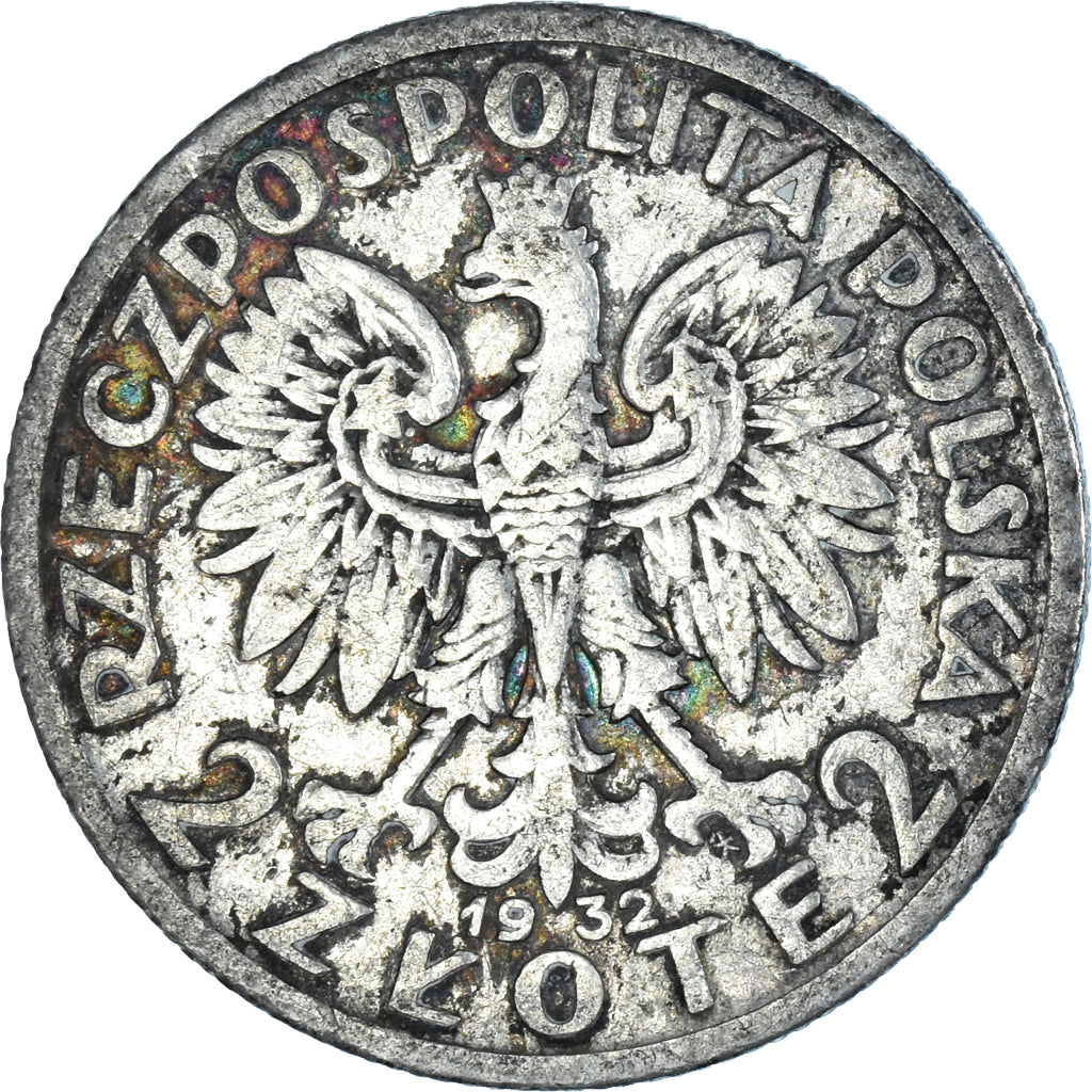 Monnaie, Pologne, 2 Zlote, 1932, Warsaw, TB, Argent, KM:20