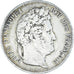 Moneda, Francia, Louis-Philippe, 5 Francs, 1841, Paris, BC+, Plata, KM:749.1