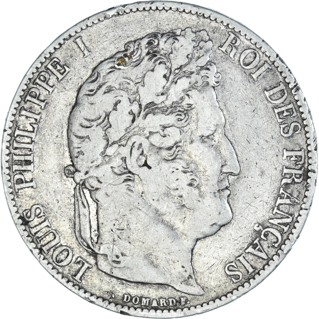 Munten, Frankrijk, Louis-Philippe, 5 Francs, 1844, Paris, FR, Zilver, KM:749.1