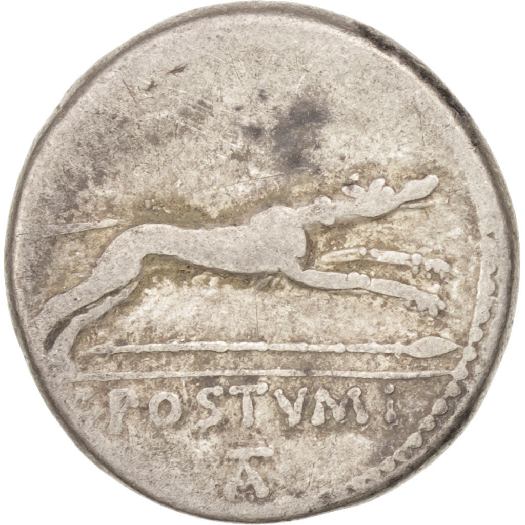 Postumia, Denarius, Rome, VF(20-25), Silver, 3.93