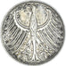 Coin, GERMANY - FEDERAL REPUBLIC, 5 Mark, 1957, Stuttgart, EF(40-45), Silver