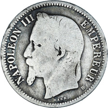 Coin, France, Napoleon III, Napoléon III, Franc, 1870, Strasbourg, F(12-15)