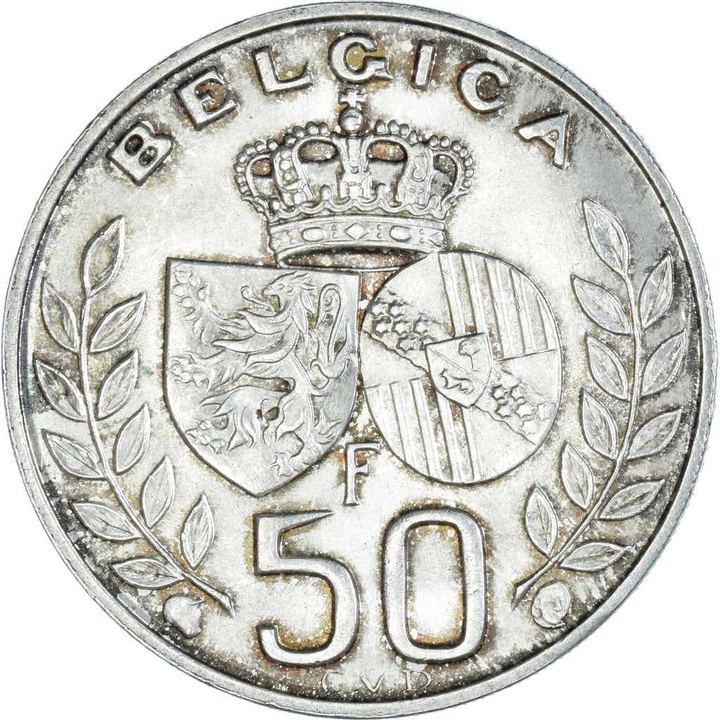 Monnaie, Belgique, 50 Francs, 50 Frank, 1960, SUP, Argent, KM:152.1