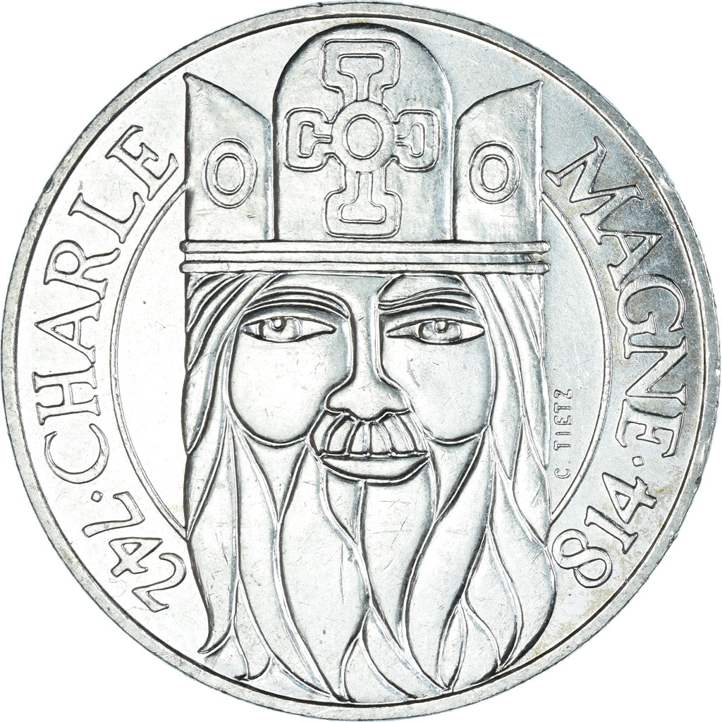 Monnaie, France, Charlemagne, 100 Francs, 1990, Paris, SUP+, Argent
