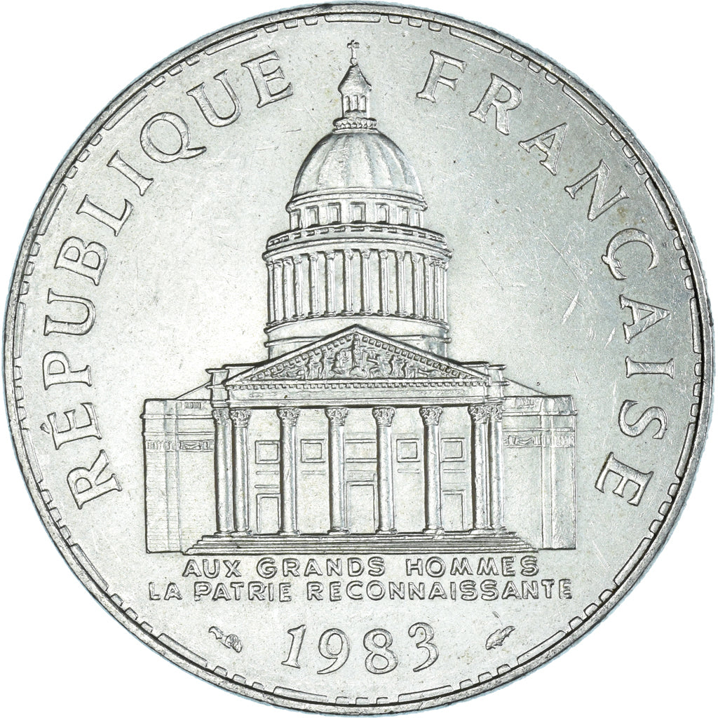 Coin, France, Panthéon, 100 Francs, 1983, Paris, MS(60-62), Silver, KM:951.1