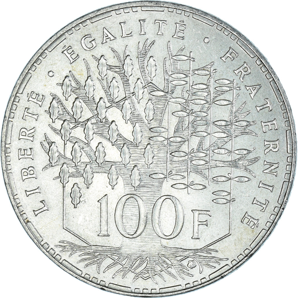 Coin, France, Panthéon, 100 Francs, 1983, Paris, MS(60-62), Silver, KM:951.1