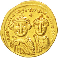 Heraclius 610-641, Solidus, Constantinople, AU(55-58), Gold, Sear #743, 4.35