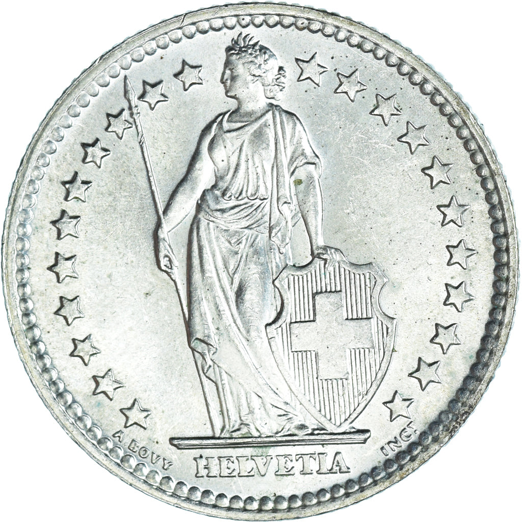 Monnaie, Suisse, 2 Francs, 1963, Bern, FDC, Argent, KM:21