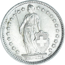 Münze, Schweiz, 2 Francs, 1964, Bern, UNZ+, Silber, KM:21