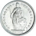 Coin, Switzerland, 2 Francs, 1965, Bern, MS(64), Silver, KM:21